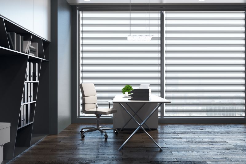 Vertical Blinds in an Office