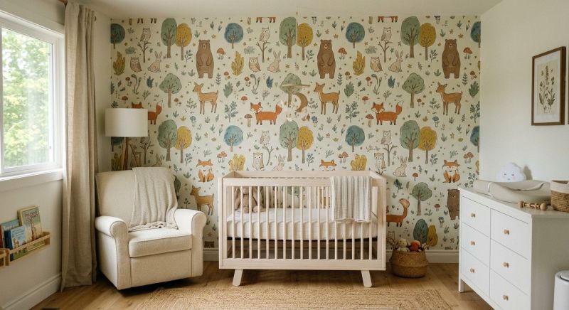 Nursery Wallpaper Installation in Conroe, TX